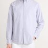 Button-Down Collar Striped Cotton-Poplin Shirt - FR Button-Down Collar Striped Cotton-Poplin Shirt - FR