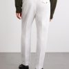 Straight-Leg Cotton and Linen-Blend Twill Trousers - BK Straight-Leg Cotton and Linen-Blend Twill Trousers - BK