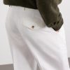 Straight-Leg Cotton and Linen-Blend Twill Trousers - CU Straight-Leg Cotton and Linen-Blend Twill Trousers - CU