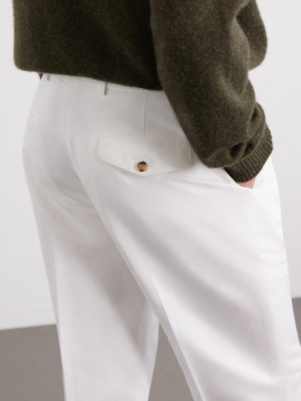 Straight-Leg Cotton and Linen-Blend Twill Trousers - CU Straight-Leg Cotton and Linen-Blend Twill Trousers - CU
