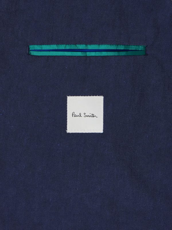 Cotton and Linen-Blend Suit Jacket - E2 Cotton and Linen-Blend Suit Jacket - E2