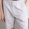 Straight-Leg Striped Cotton Drawstring Shorts - CU
