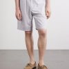 Straight-Leg Striped Cotton Drawstring Shorts - FR