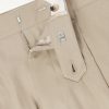 Straight-Leg Pleated Organic Cotton-Twill Trousers - E1 Straight-Leg Pleated Organic Cotton-Twill Trousers - E1