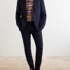 Tapered Wool-Hopsack Suit Trousers - OU Tapered Wool-Hopsack Suit Trousers - OU
