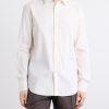 Striped Cotton and Silk-Blend Shirt - CU Striped Cotton and Silk-Blend Shirt - CU