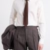 Striped Cotton and Silk-Blend Shirt - FR Striped Cotton and Silk-Blend Shirt - FR