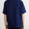 Camp-Collar Cotton-Seersucker Shirt - BK Camp-Collar Cotton-Seersucker Shirt - BK