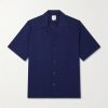 Camp-Collar Cotton-Seersucker Shirt Camp-Collar Cotton-Seersucker Shirt