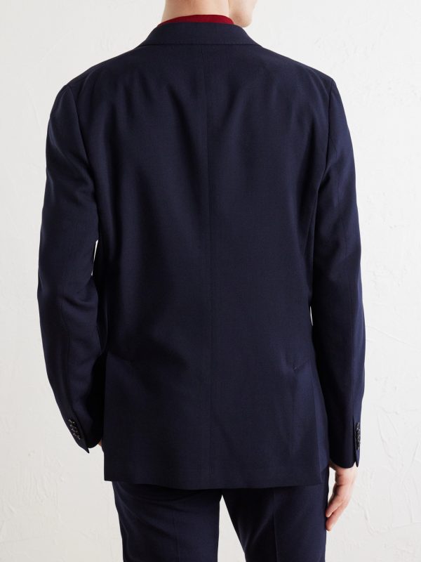 Wool-Hopsack Suit Jacket - BK Wool-Hopsack Suit Jacket - BK
