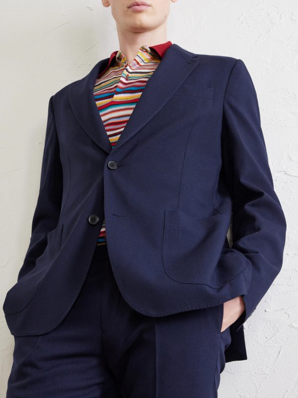 Wool-Hopsack Suit Jacket - CU Wool-Hopsack Suit Jacket - CU