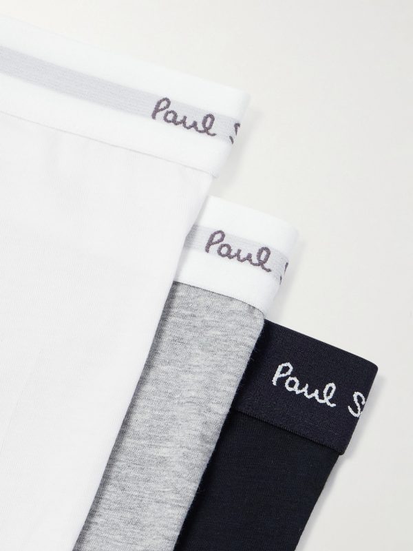 Three-Pack Stretch Organic Cotton Jersey Boxer Briefs - CU