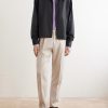 Straight-Leg Linen and Wool-Blend Trousers - OU