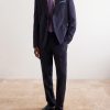 Straight-Leg Pleated Wool Suit Trousers - OU Straight-Leg Pleated Wool Suit Trousers - OU