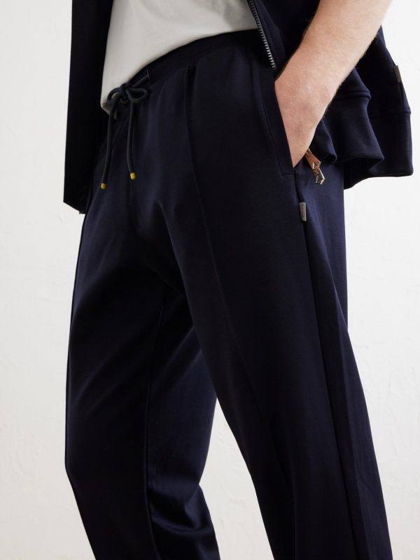 Tapered Lyocell-Blend Jersey Sweatpants - CU Tapered Lyocell-Blend Jersey Sweatpants - CU