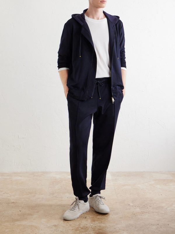 Tapered Lyocell-Blend Jersey Sweatpants - OU Tapered Lyocell-Blend Jersey Sweatpants - OU