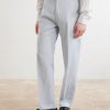 Straight-Leg Linen Suit Trousers - FR Straight-Leg Linen Suit Trousers - FR