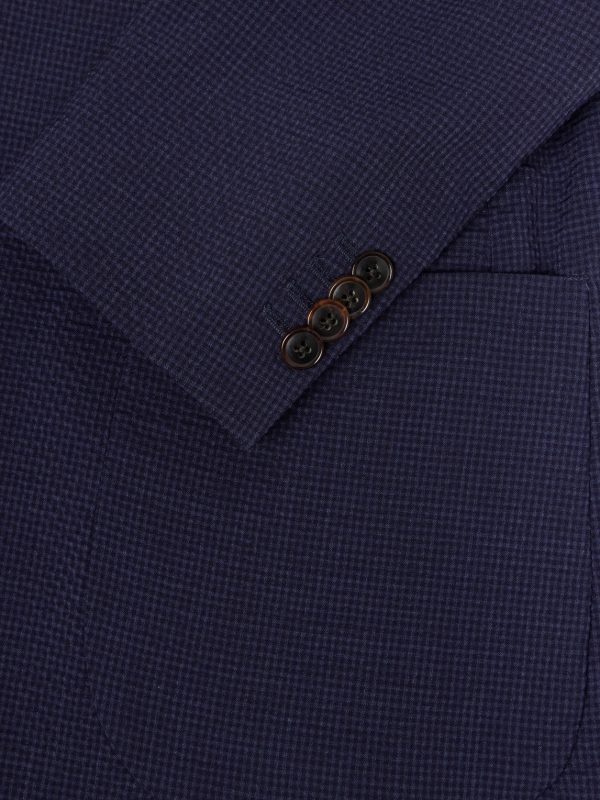 Wool-Blend Seersucker Suit Jacket - E1 Wool-Blend Seersucker Suit Jacket - E1