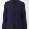 Wool-Blend Seersucker Suit Jacket Wool-Blend Seersucker Suit Jacket