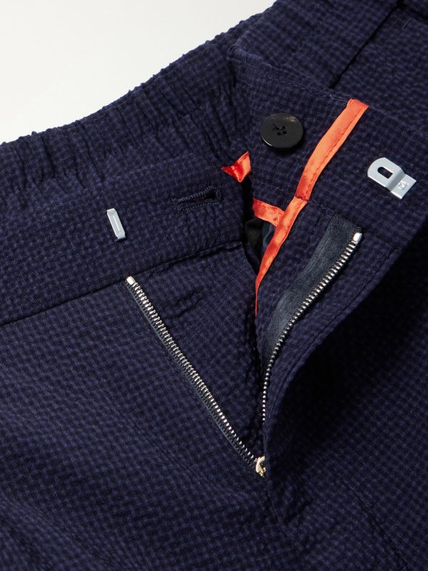 Straight-Leg Wool-Blend Seersucker Suit Trousers - CU Straight-Leg Wool-Blend Seersucker Suit Trousers - CU