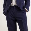 Straight-Leg Wool-Blend Seersucker Suit Trousers - E2 Straight-Leg Wool-Blend Seersucker Suit Trousers - E2