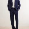 Straight-Leg Wool-Blend Seersucker Suit Trousers - OU Straight-Leg Wool-Blend Seersucker Suit Trousers - OU
