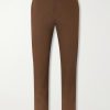 Straight-Leg Cotton-Blend Suit Trousers Straight-Leg Cotton-Blend Suit Trousers