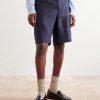 Straight-Leg Linen Shorts - FR Straight-Leg Linen Shorts - FR