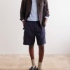 Straight-Leg Linen Shorts - OU Straight-Leg Linen Shorts - OU