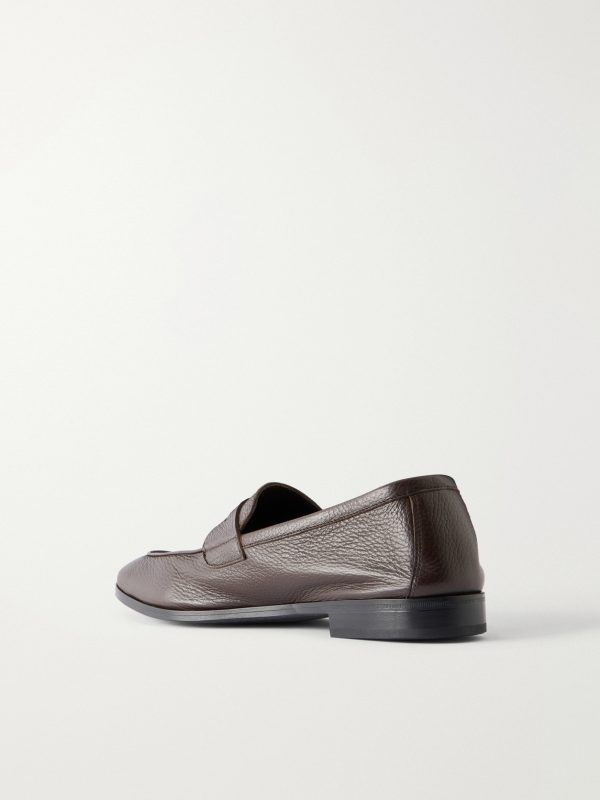 Murano Full-Grain Leather Loafers - BK Murano Full-Grain Leather Loafers - BK