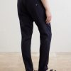 Straight-Leg Linen Trousers - BK Straight-Leg Linen Trousers - BK