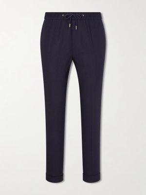 Straight-Leg Linen Trousers