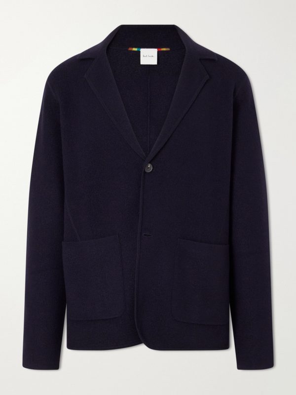 Knitted Merino Wool Blazer
