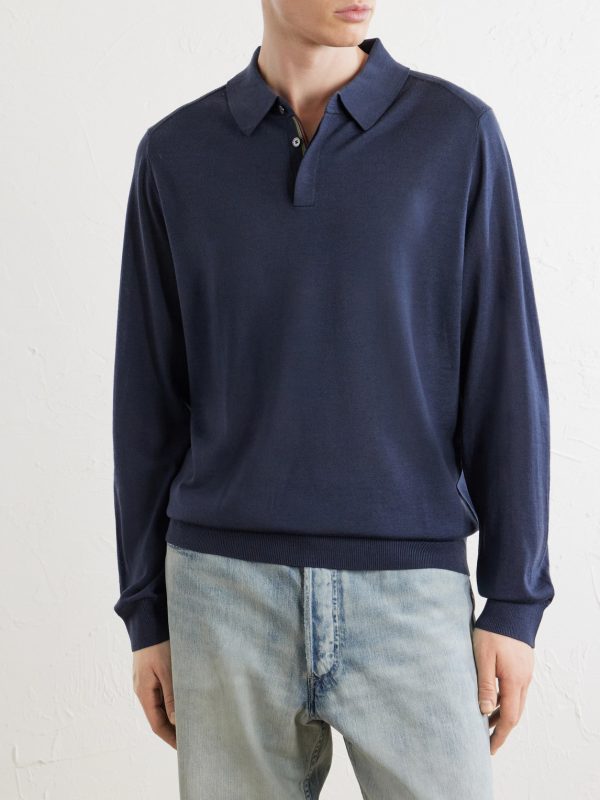 Merino Wool Polo Shirt - FR Merino Wool Polo Shirt - FR