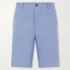 Straight-Leg Linen Shorts Straight-Leg Linen Shorts