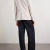 Double-Breasted Linen and Cotton-Blend Blazer - BK Double-Breasted Linen and Cotton-Blend Blazer - BK