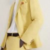 Cotton and Linen-Blend Suit Jacket - CU Cotton and Linen-Blend Suit Jacket - CU