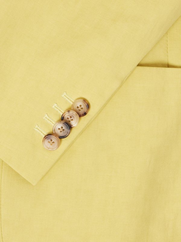 Cotton and Linen-Blend Suit Jacket - E1 Cotton and Linen-Blend Suit Jacket - E1