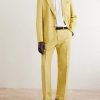 Cotton and Linen-Blend Suit Jacket - OU Cotton and Linen-Blend Suit Jacket - OU