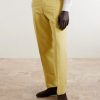 Straight-Leg Cotton and Linen-Blend Suit Trousers - FR Straight-Leg Cotton and Linen-Blend Suit Trousers - FR