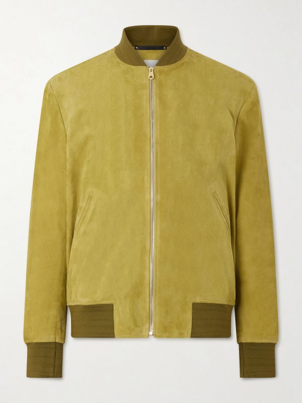 Suede Bomber Jacket Suede Bomber Jacket