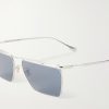 + Jil Sander Edition 2 Aviator-Style Gold-Tone Sunglasses - CU + Jil Sander Edition 2 Aviator-Style Gold-Tone Sunglasses - CU