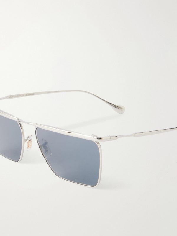 + Jil Sander Edition 2 Aviator-Style Gold-Tone Sunglasses - CU + Jil Sander Edition 2 Aviator-Style Gold-Tone Sunglasses - CU