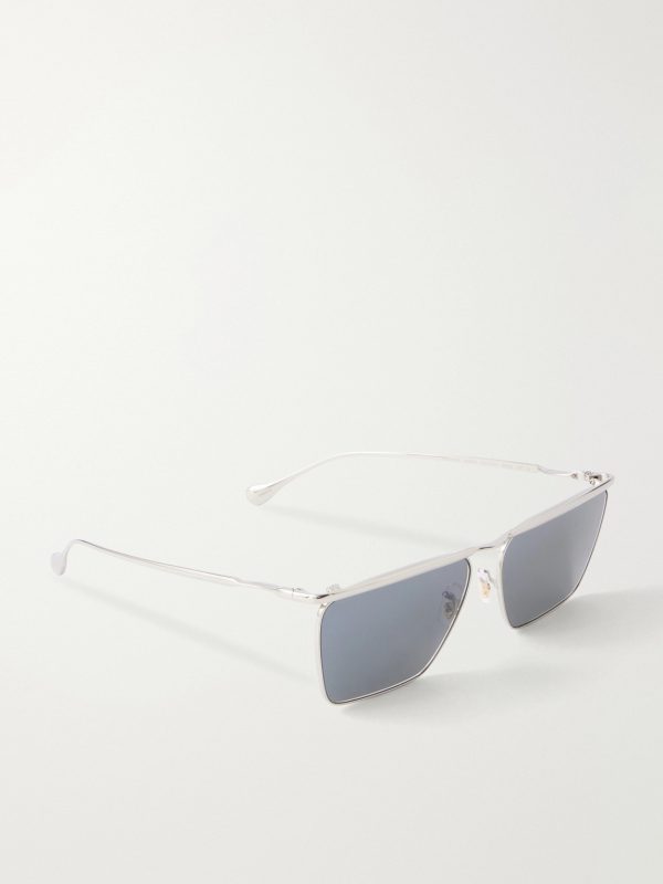 + Jil Sander Edition 2 Aviator-Style Gold-Tone Sunglasses - FR + Jil Sander Edition 2 Aviator-Style Gold-Tone Sunglasses - FR