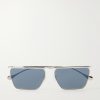 + Jil Sander Edition 2 Aviator-Style Gold-Tone Sunglasses + Jil Sander Edition 2 Aviator-Style Gold-Tone Sunglasses