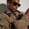 N. 04 Sun Square-Frame Acetate Sunglasses - BK