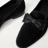 Rufus Bow-Detail Quilted Velvet Loafers - CU Rufus Bow-Detail Quilted Velvet Loafers - CU
