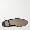 Rufus Bow-Detail Quilted Velvet Loafers - E1 Rufus Bow-Detail Quilted Velvet Loafers - E1