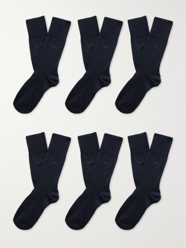 Pack of Six Knitted Socks Pack of Six Knitted Socks