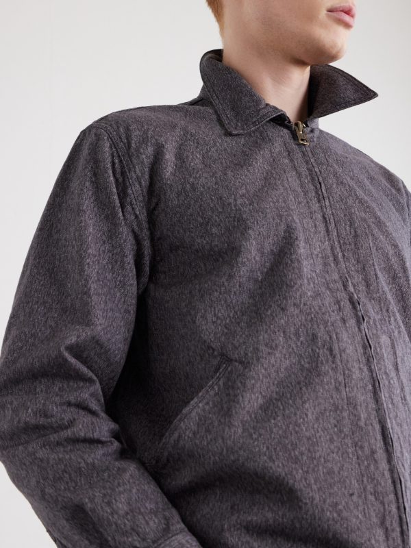 Mock Twist Denim Zip-Up Jacket - CU Mock Twist Denim Zip-Up Jacket - CU